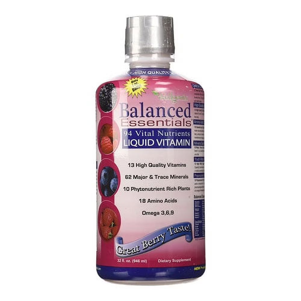 94 Vital Nutrients Liquid Vitamin, Berry, 32 Oz R261