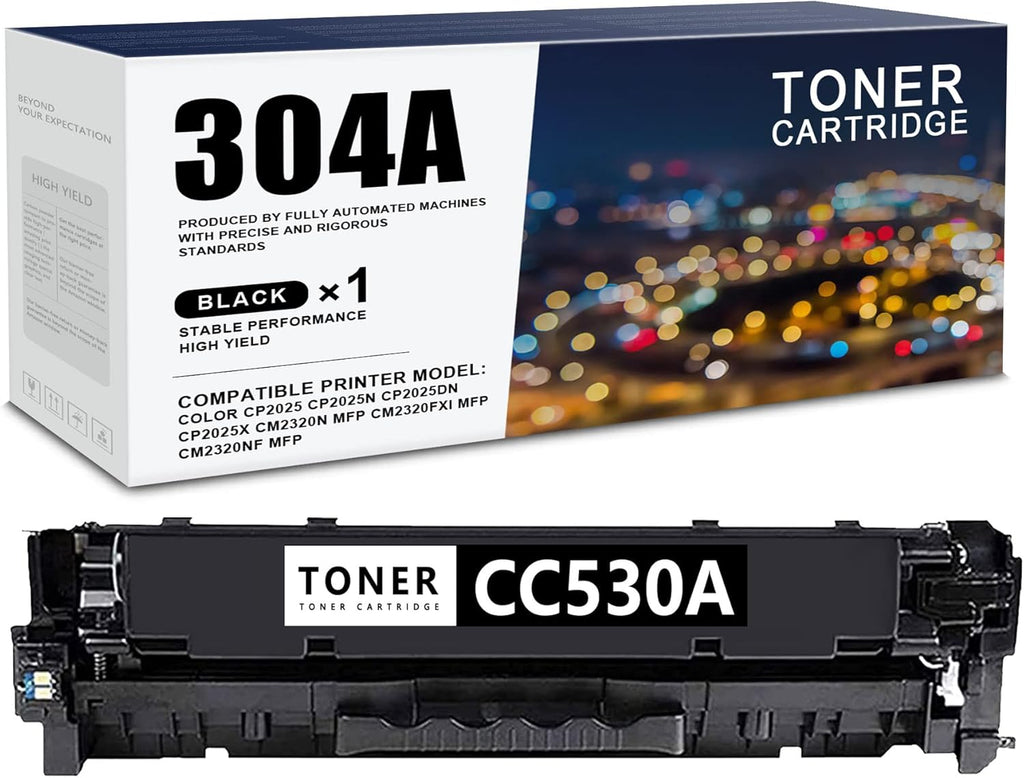 Black Toner Cartridge for HP Printer, 1 Pack E4840