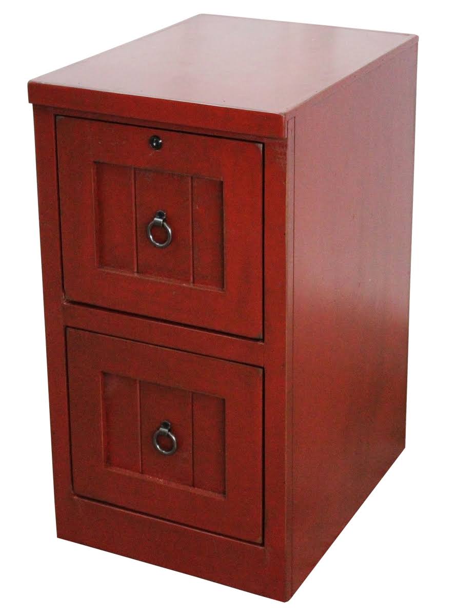 Rustic 2 Drawer File Cabinet A38123