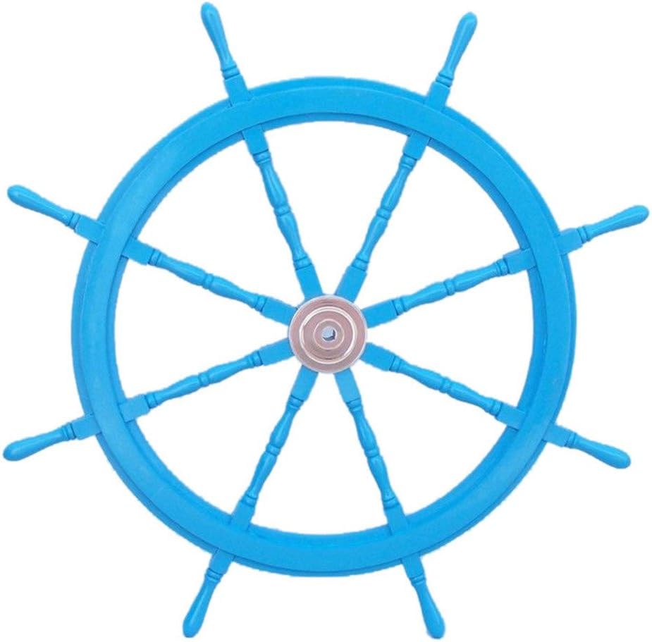 Decorative Wood and Brass Ship Wheel 24 Pack of 2 U514495