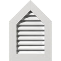 14 inchw x 36 inchh Peaked Top Gable Vent, 12/12 Pitch, PVC X752