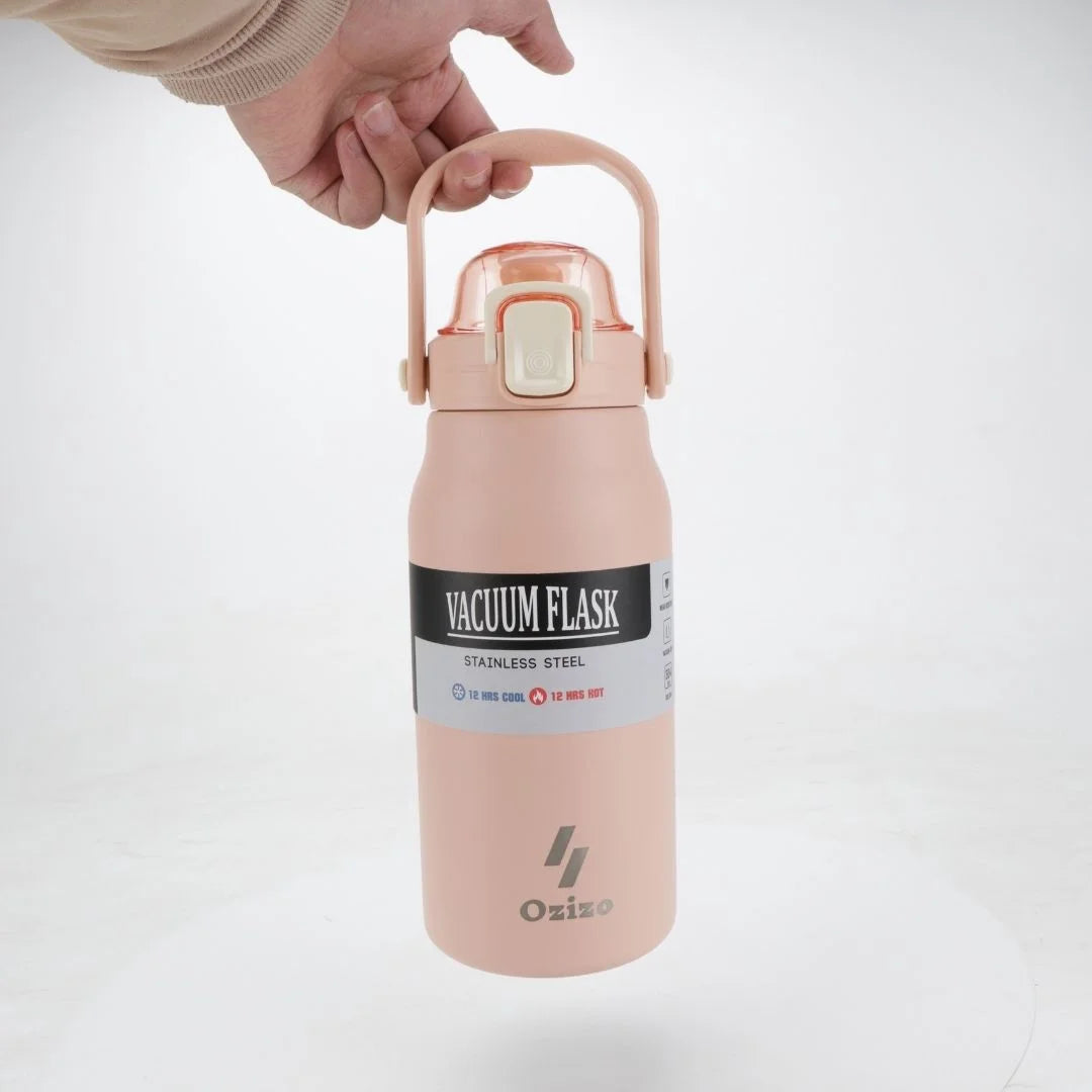 44 oz Insulated Stainless Steel Water Bottle with Straw R4167