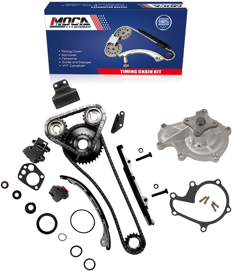 Timing Chain Kit & Water Pump for NISSAN Altima 2.4L L4 16V DOHC Pack of 2 P123