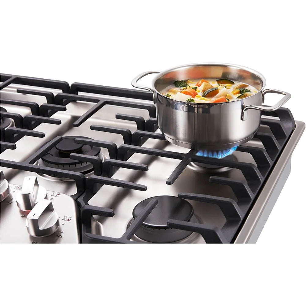 Gas Cooktop 5 Hobs Stainless Steel T3873