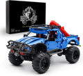 Blue Racing Car Off-Road Vehicle Building Blocks Kit Toy (1630PCS) W333