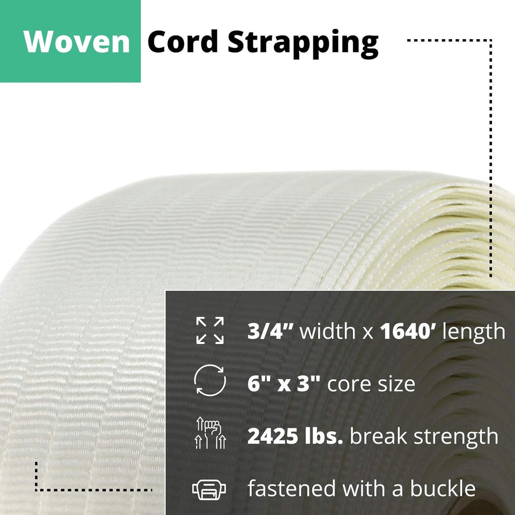 White Poly Cord Strapping Roll R791924