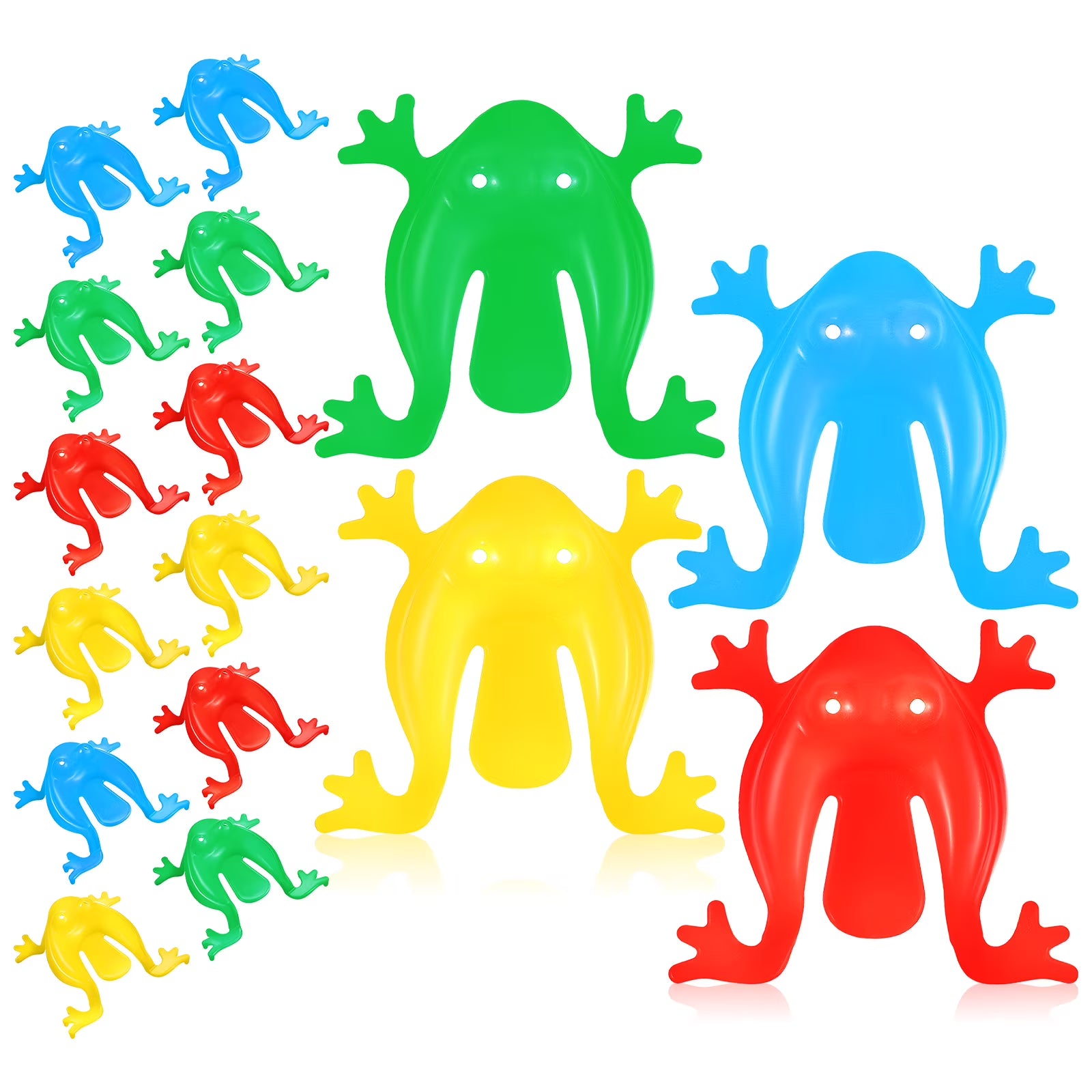 16 Pcs Plastic Educational Frog Game A462743