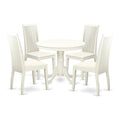 Linen White Dining Room Set E318