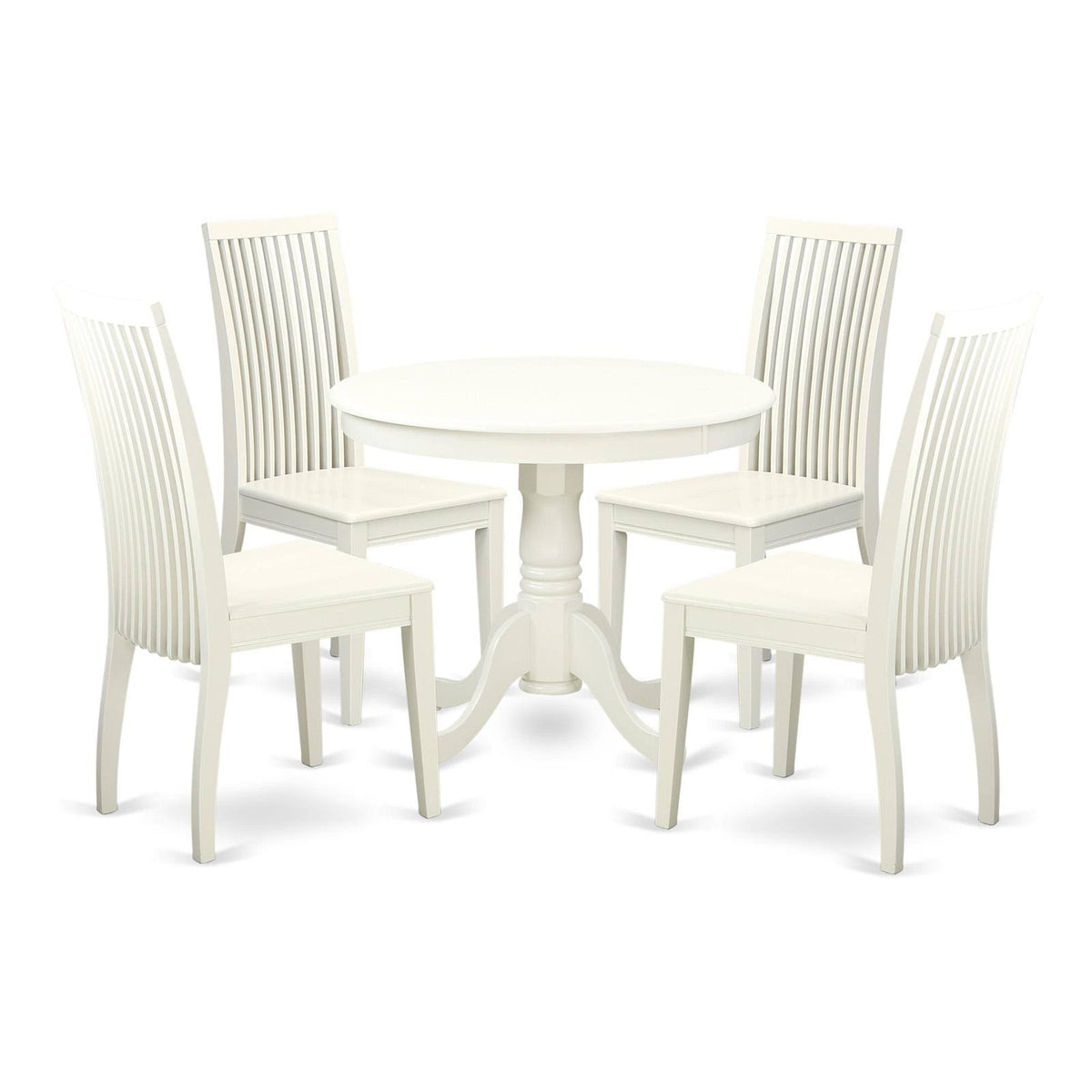 Linen White Dining Room Set E318
