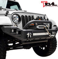 LED Front Bumper with Winch Plate for Wrangler JK Z26475