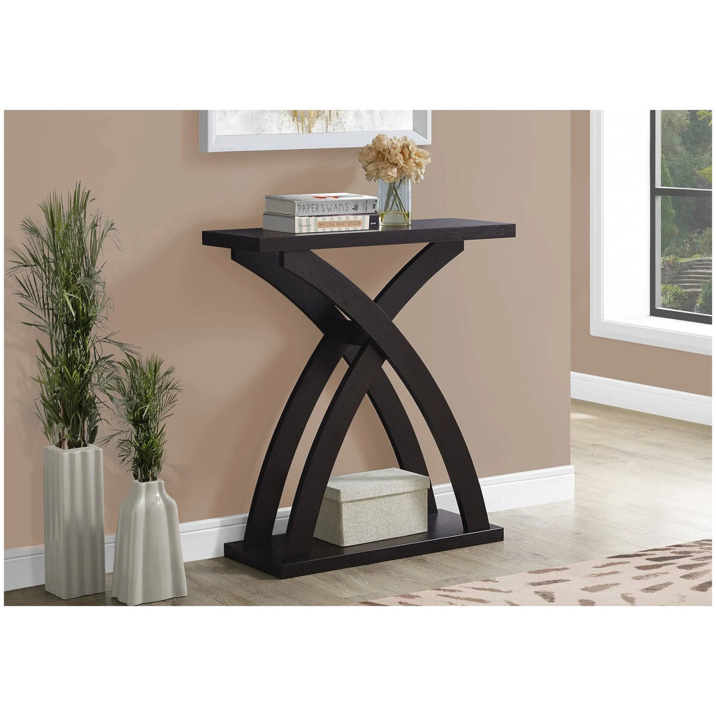 Cappuccino Hall Console Accent Table I747