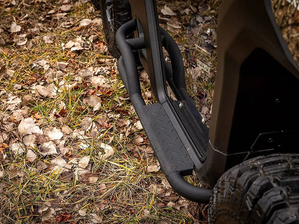 Black Nerf Bars with Steel Tubing A824
