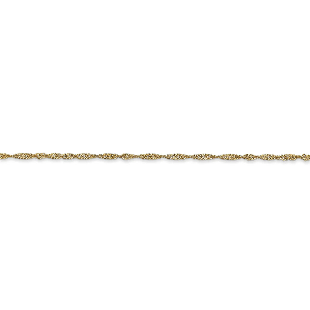 14k Yellow Gold Chain Necklace Z9426