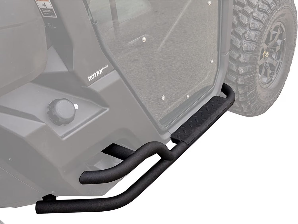 Black Nerf Bars with Steel Tubing A824