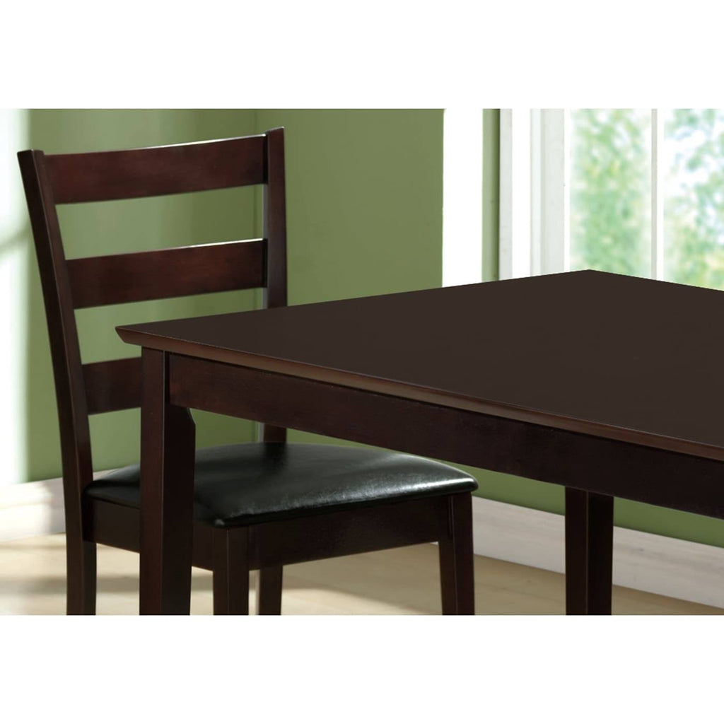 5 Piece Dining Set with Bench and 3 Side Chairs J907814