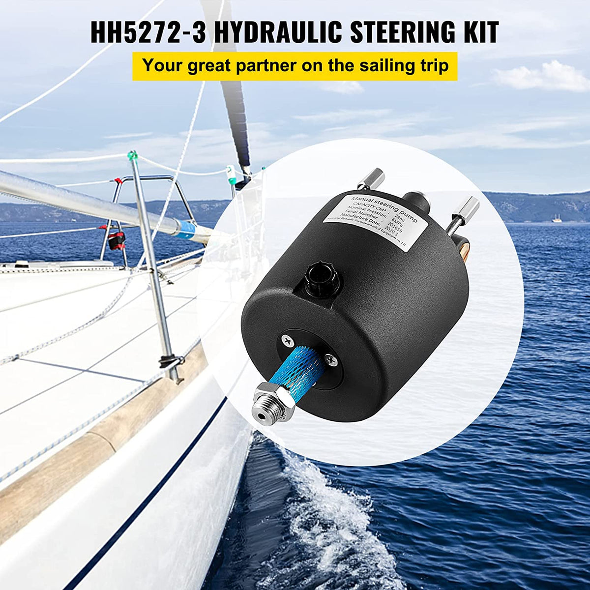 Hydraulic Steering Helm Front Mount N449