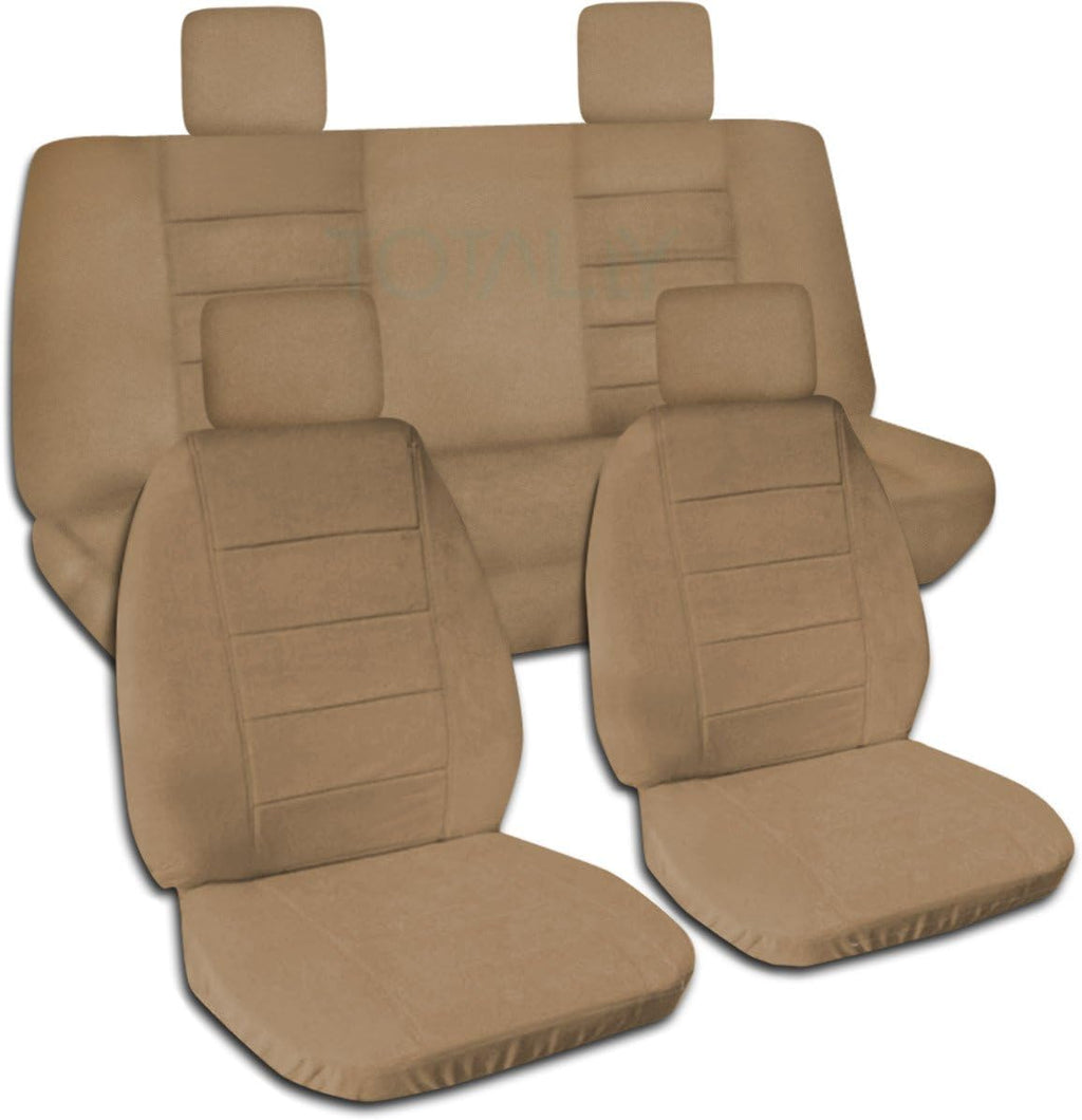 Solid Color Seat Covers Full Set Front & Rear B337