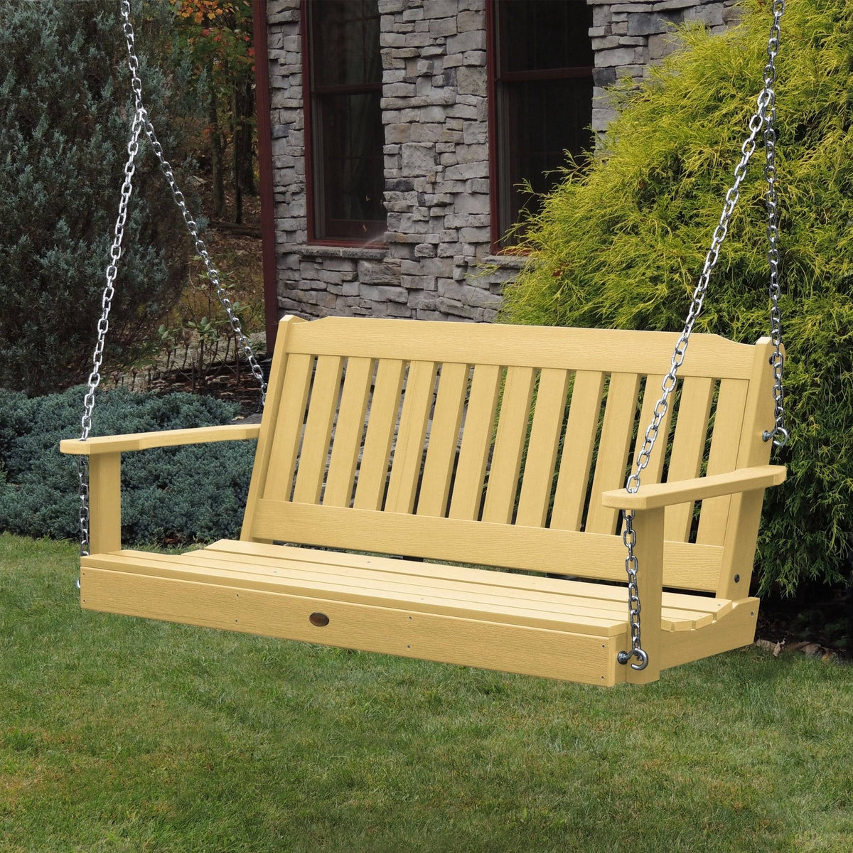 Weathered Acorn Porch Swing F435