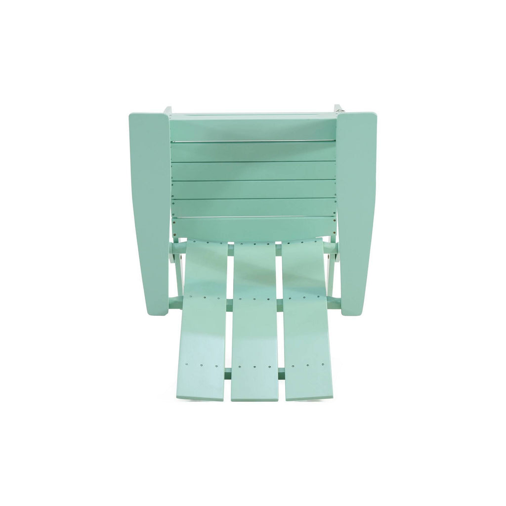 Light Mint Acacia Wood Foldable Adirondack Chair L532