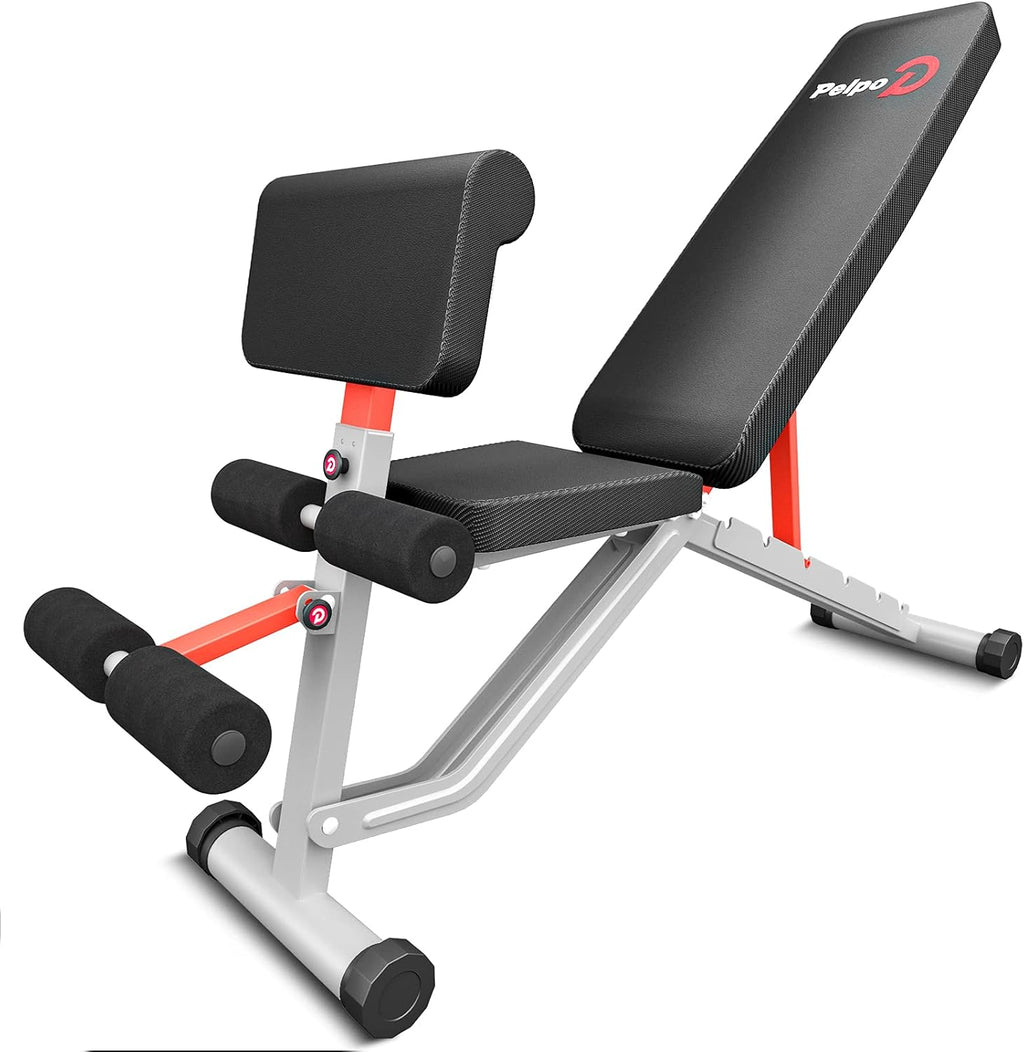 Adjustable Weight Bench with Arm Curl Bar X467