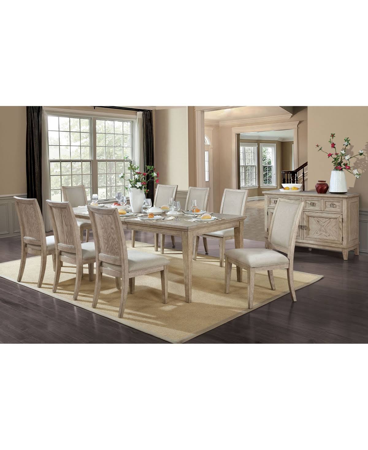 Beige 2 Piece Side Chair Set S778147