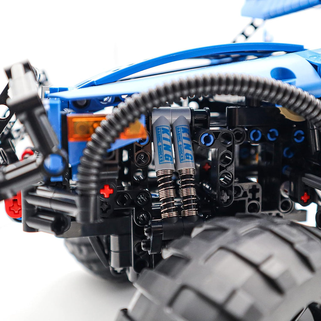 Blue Racing Car Off-Road Vehicle Building Blocks Kit Toy (1630PCS) W333