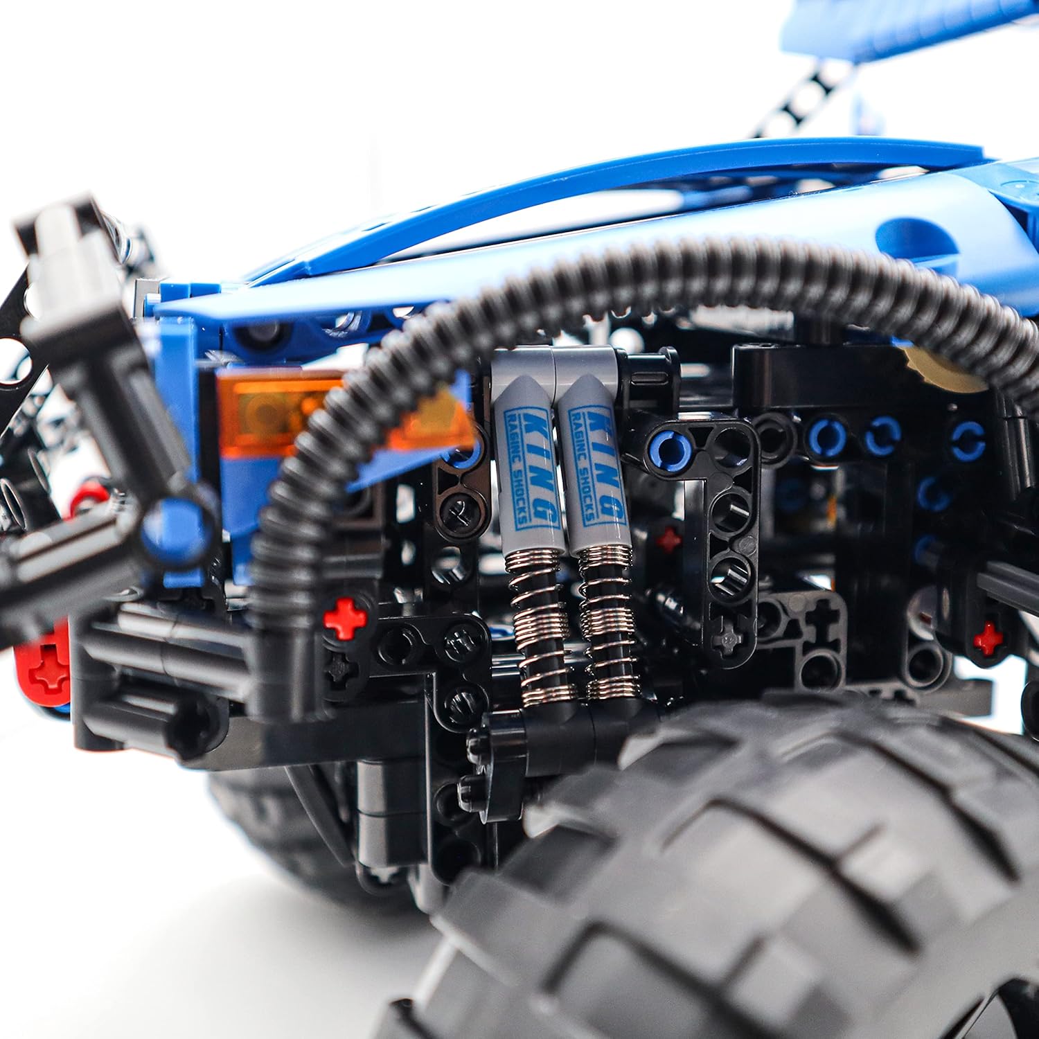 Blue Racing Car Off-Road Vehicle Building Blocks Kit Toy (1630PCS) W333