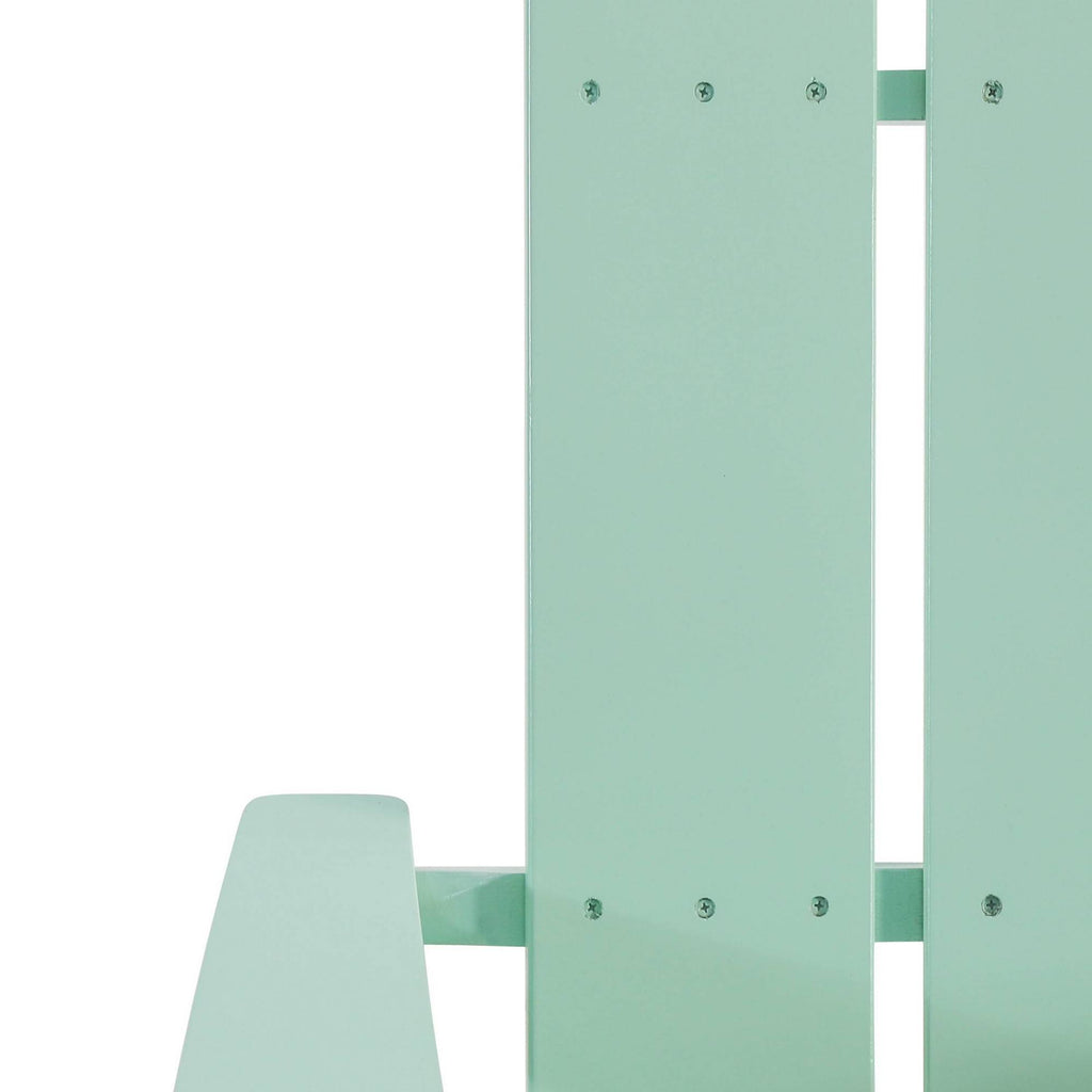 Light Mint Acacia Wood Foldable Adirondack Chair L532