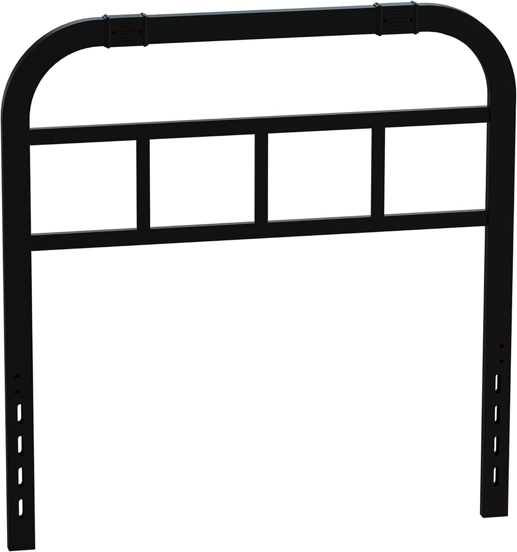 Black Metal Steel California King Bed Headboard Pack of 2 C1138