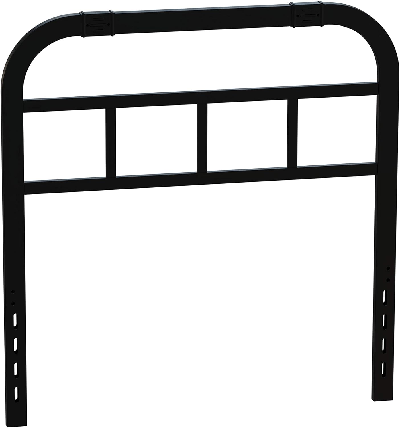 Black Metal Steel California King Bed Headboard Pack of 2 C1138
