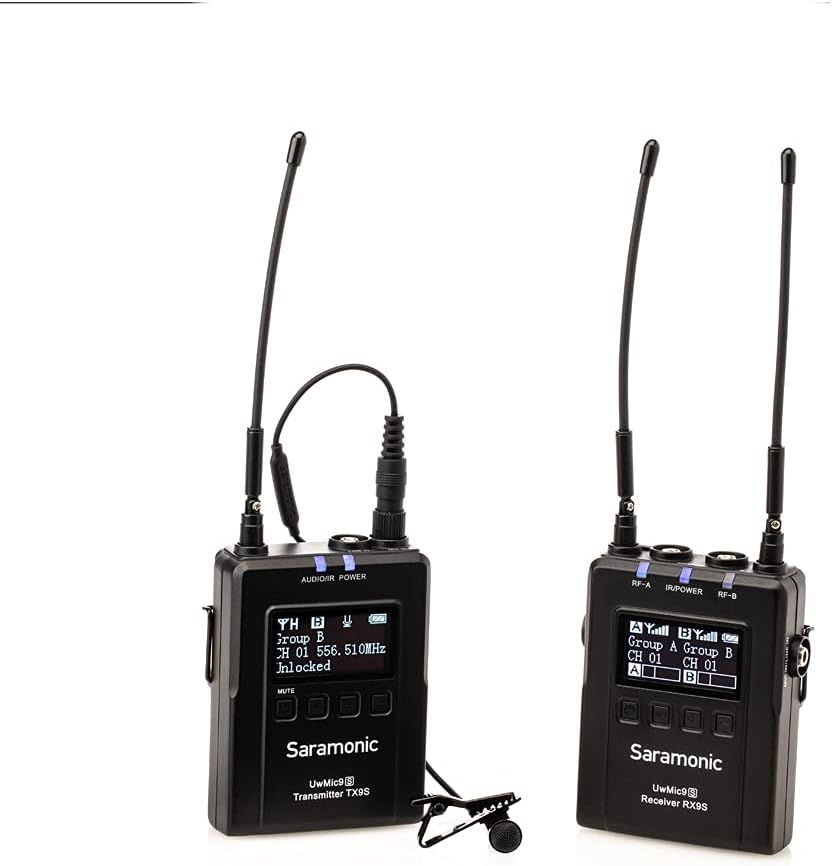 UHF Lavalier System with Dual-Channel Receiver and Hard Case H218