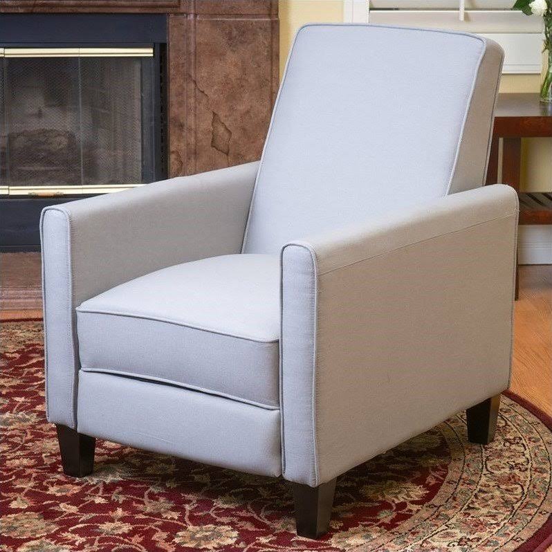 Grey Recliner Club Chair F22692