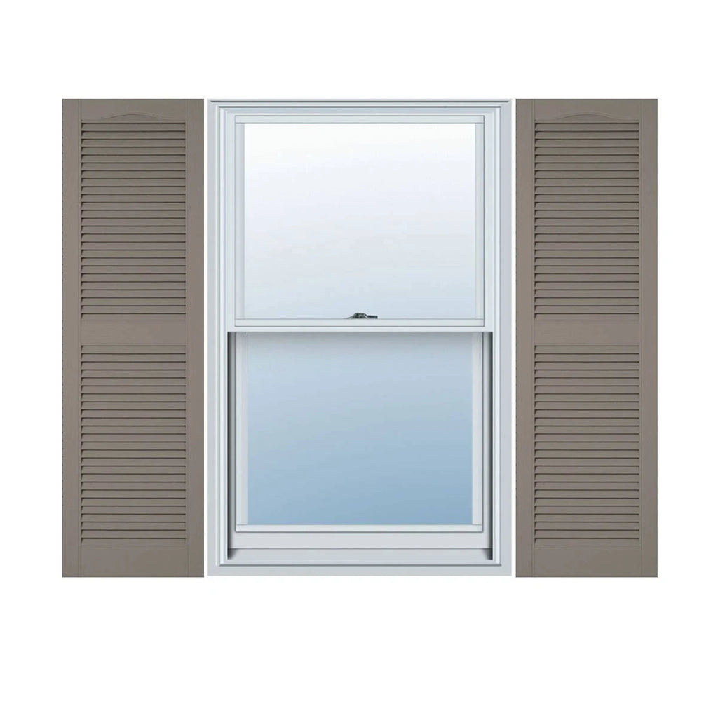 Clay Open Louver Shutters I7946