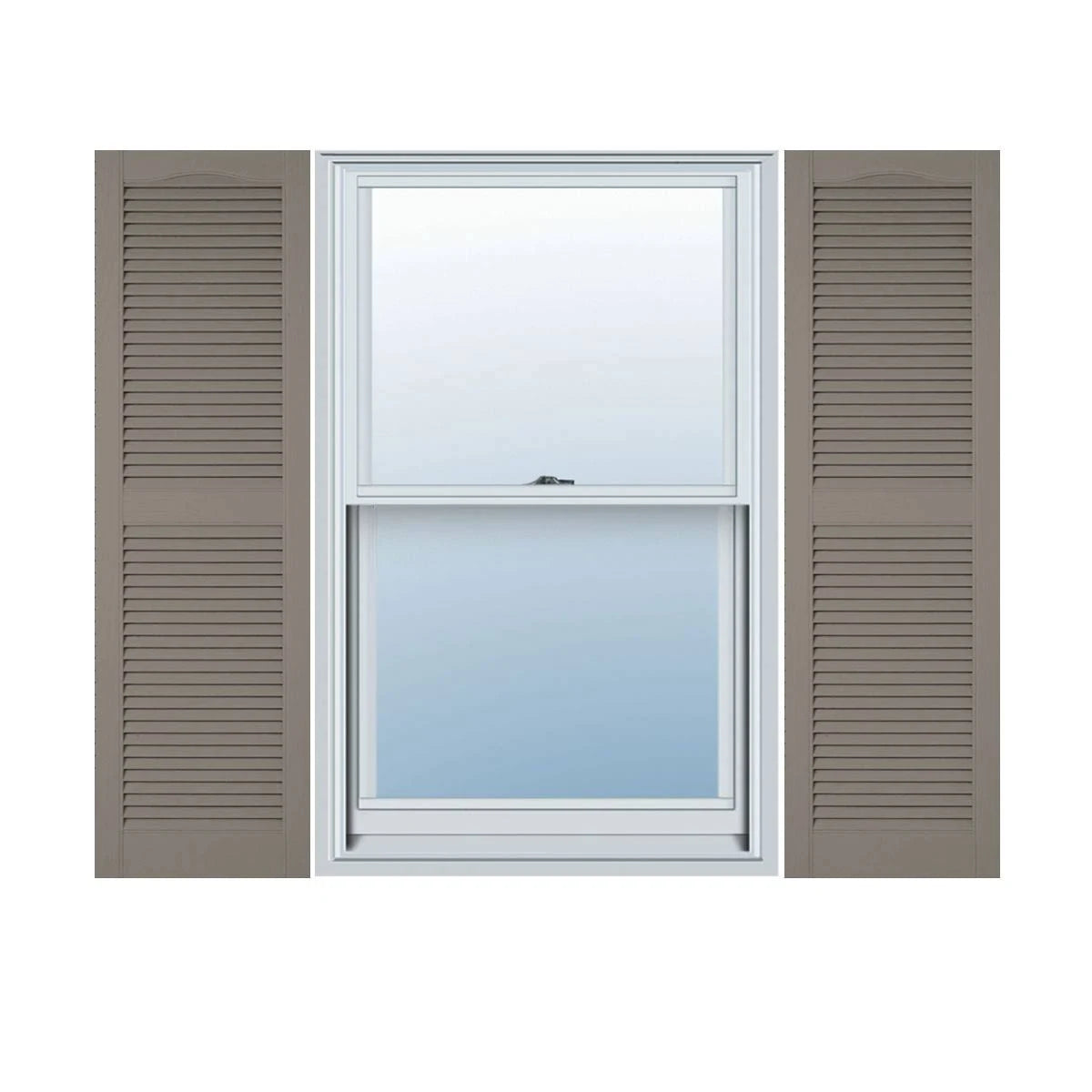 Clay Open Louver Shutters I7946