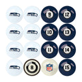 Seattle Seahawks Billiard Ball Set with Numbers S901