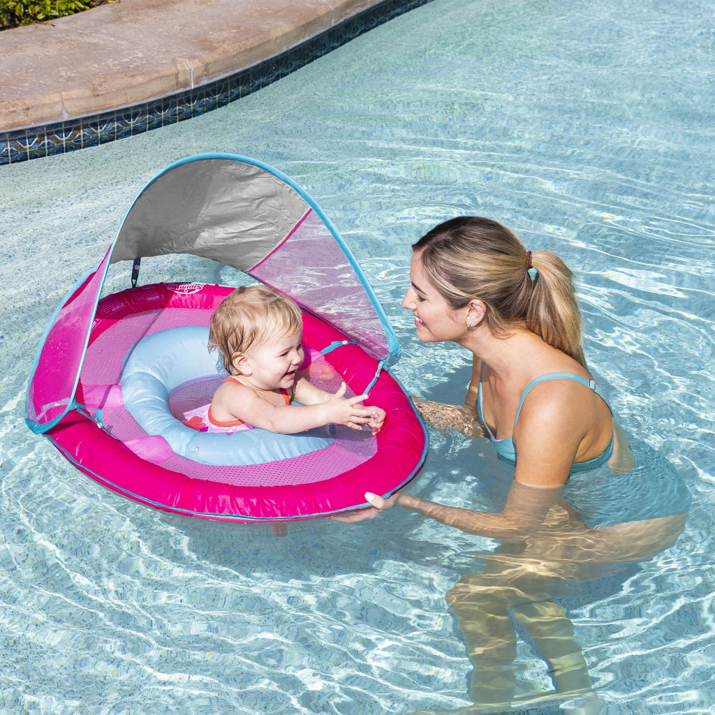 Pink Mermaid Unicorn Baby Spring Float W751604