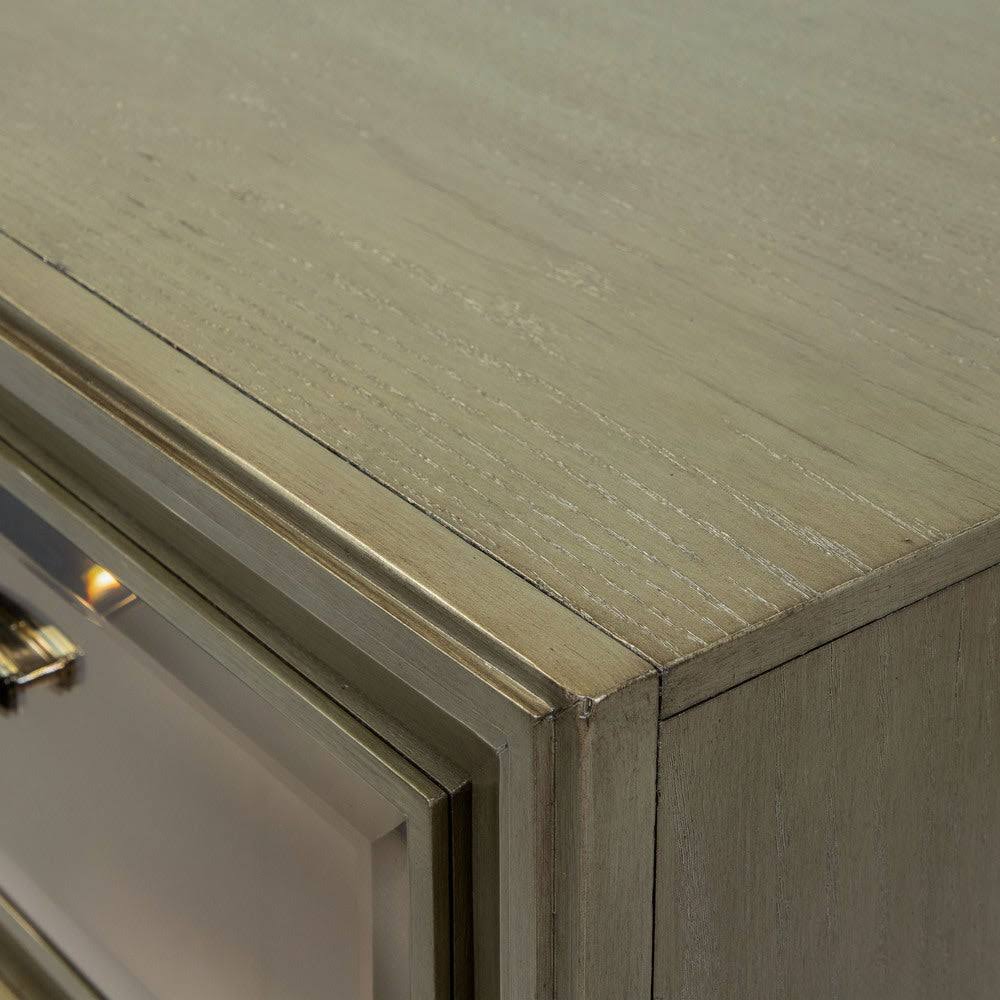 Silver-Tinted Nightstand D18761