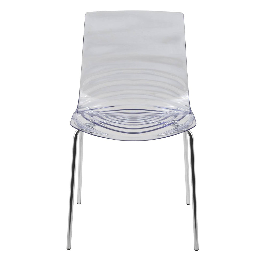 Modern Plastic Dining Chair, Set of 2 A41963