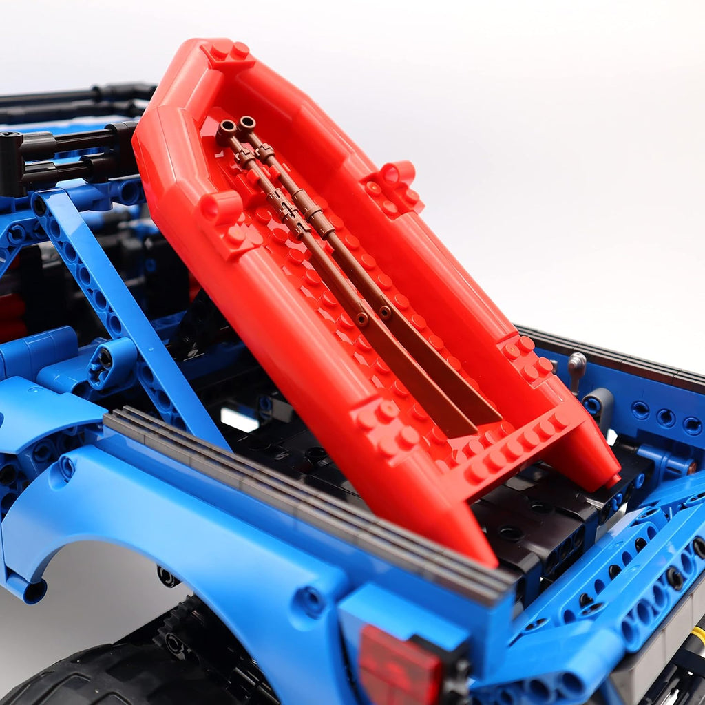Blue Racing Car Off-Road Vehicle Building Blocks Kit Toy (1630PCS) W333