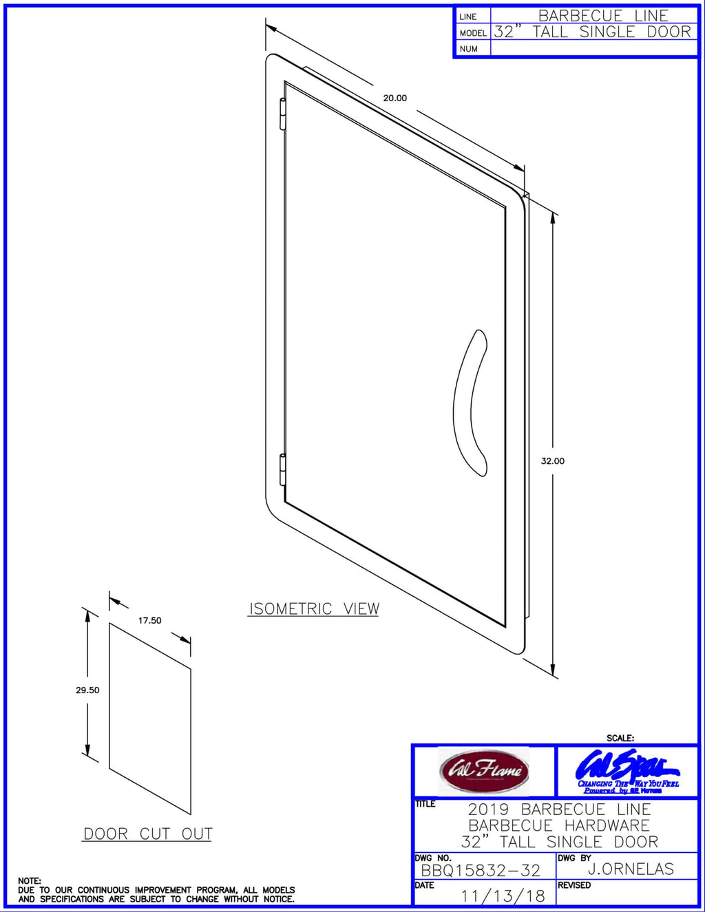 Vertical Access Door R342