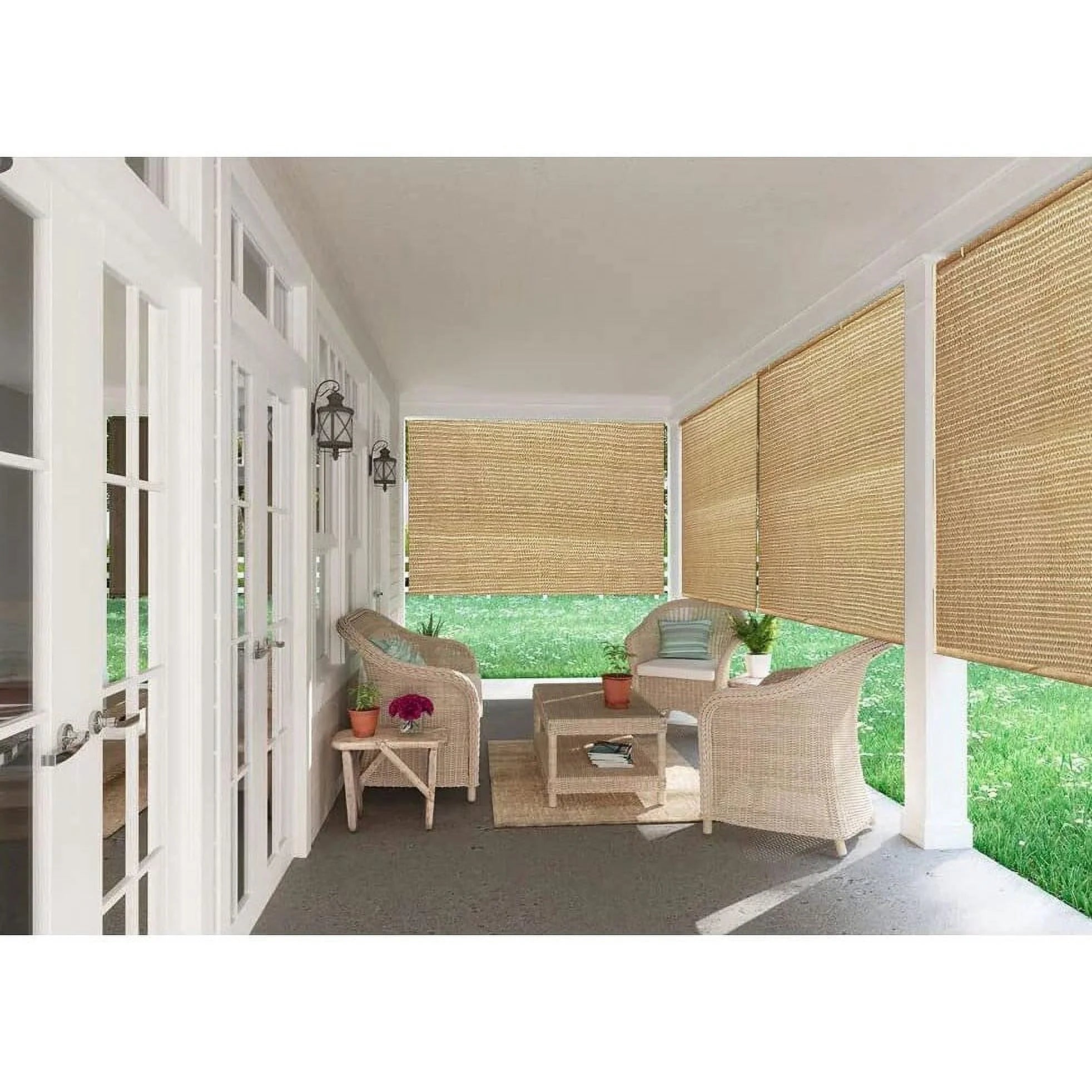 Garden Shade Fabric Vertical Side Wall Panel - 6ftx5ft G848672