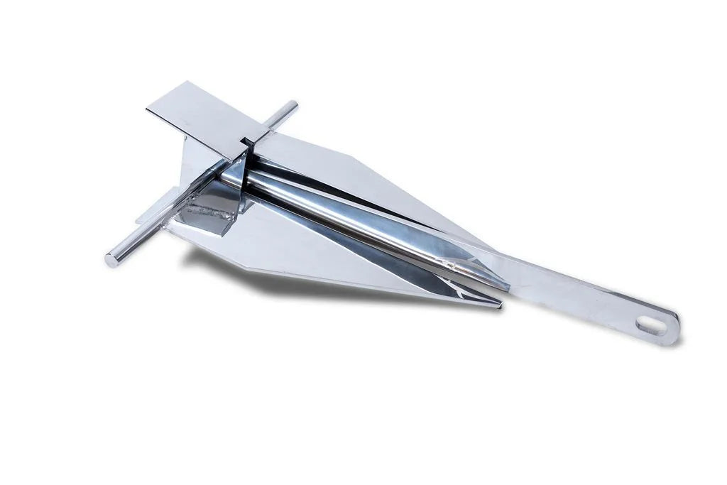 44 lb Stainless Steel Fluke Style Anchor I919