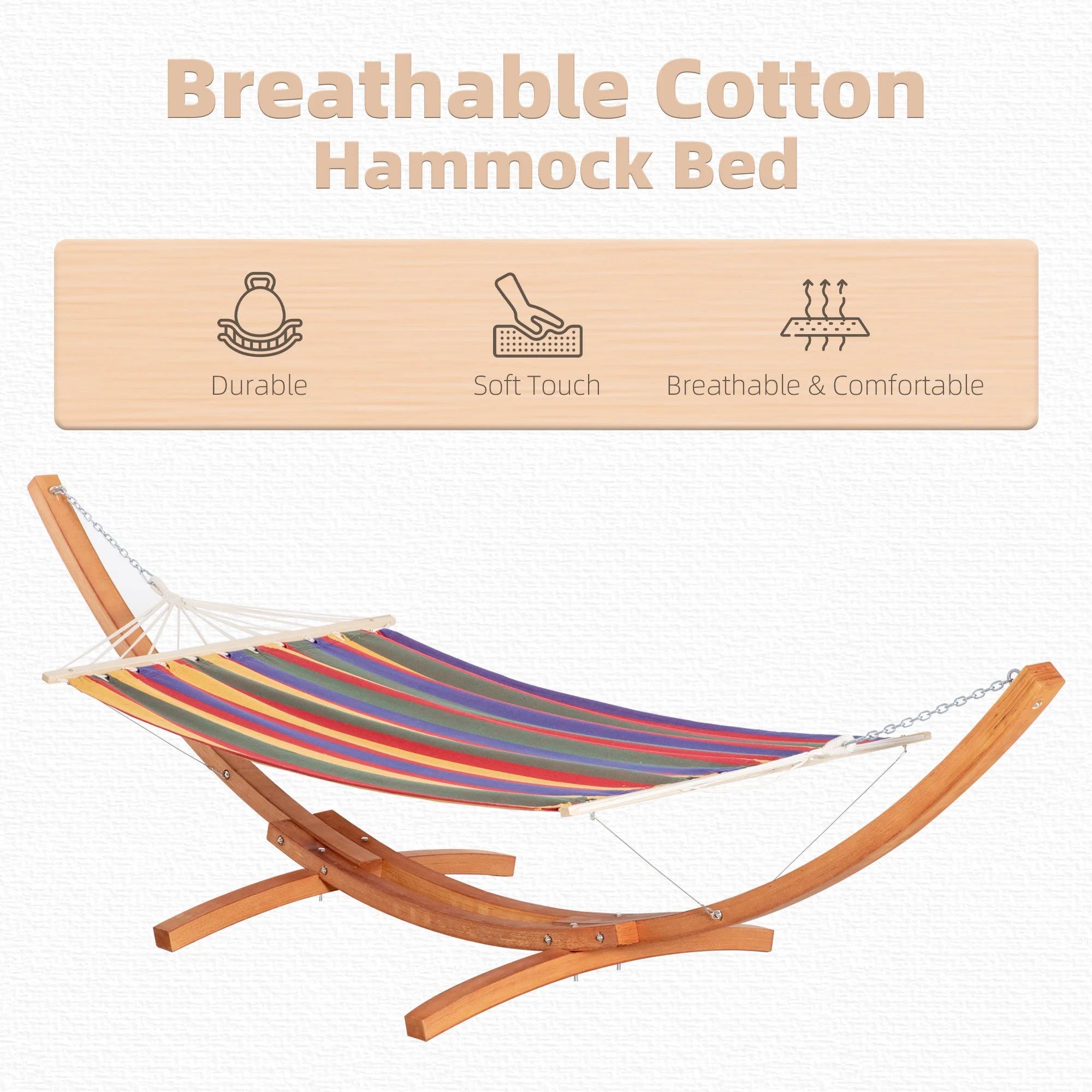 Rainbow Hammock with Stand T991