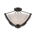 Semi Flush Mount Oil Rubbed Bronze 3 Light H453593