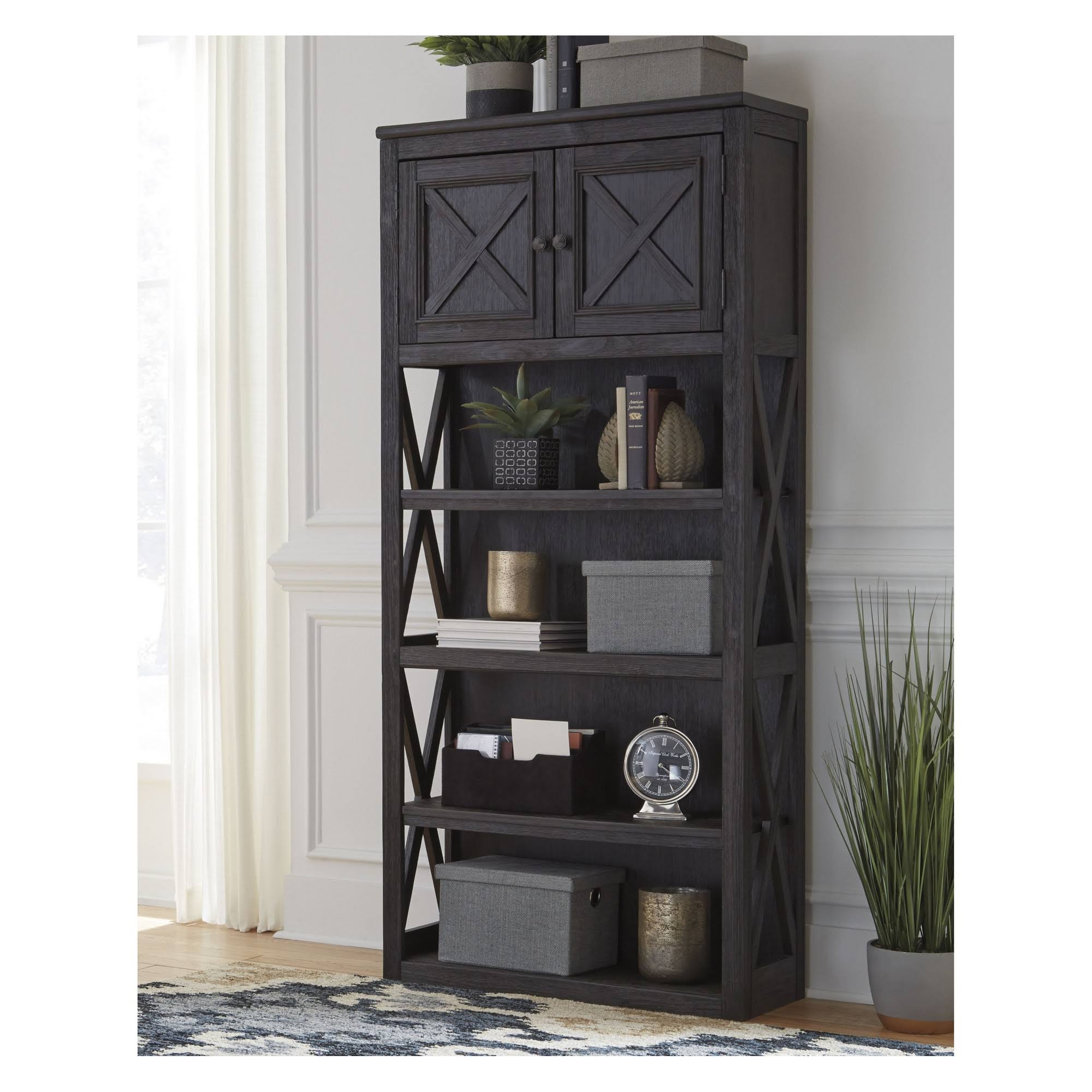 Black Large Bookcase I420637