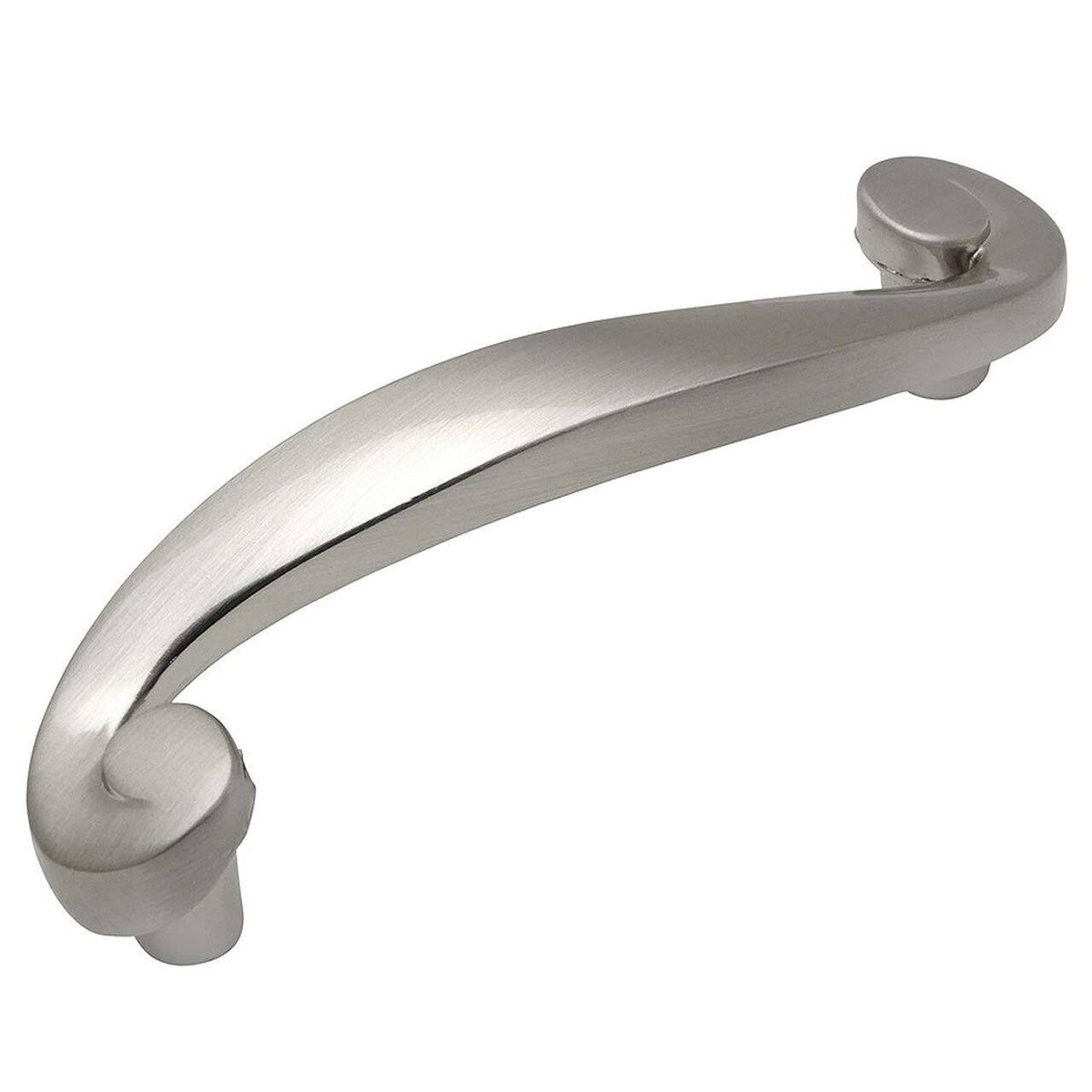 Satin Nickel Cabinet Hardware Swirl Handle Pull 25 Pack K842