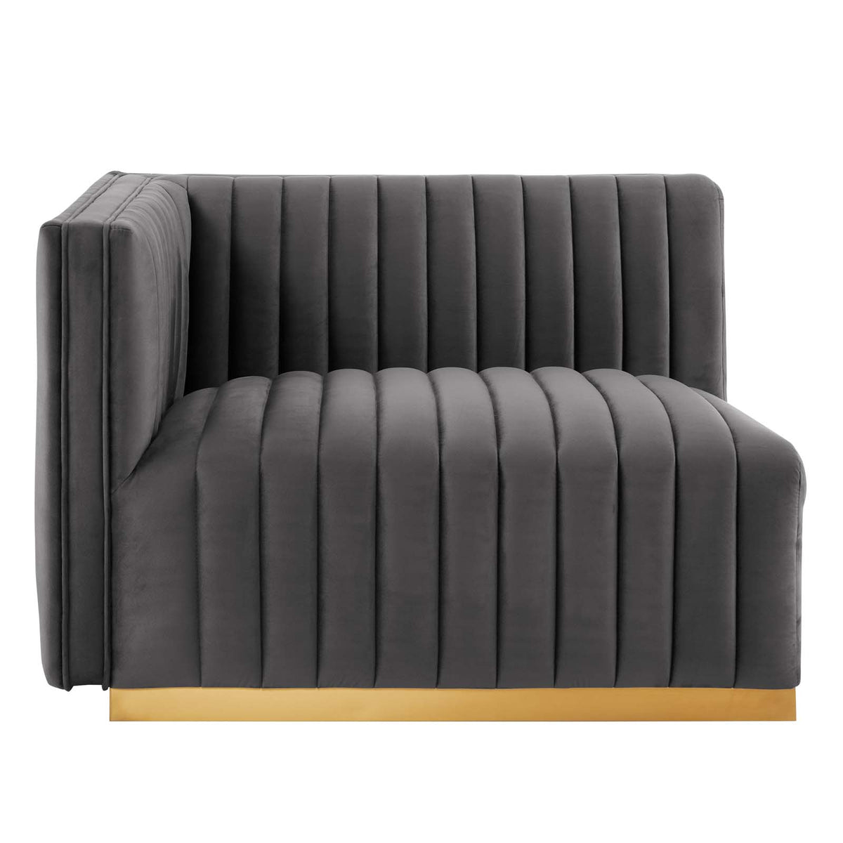 5-Piece Velvet Sectional P2882