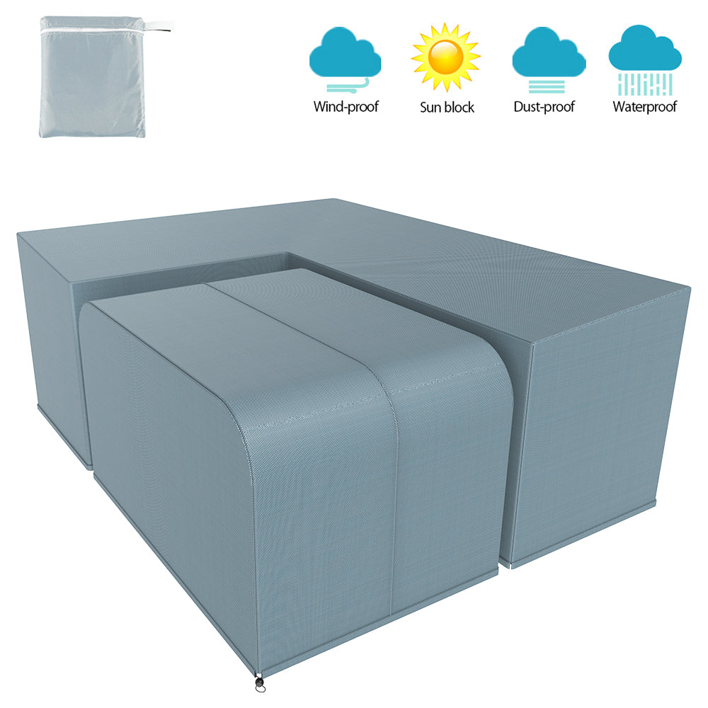 Patio Waterproof Outdoor Furniture Sofa Protector with Storage Bag K247