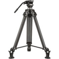 2 Stage Aluminum Tripod with Fluid Pan / Tilt Head G606