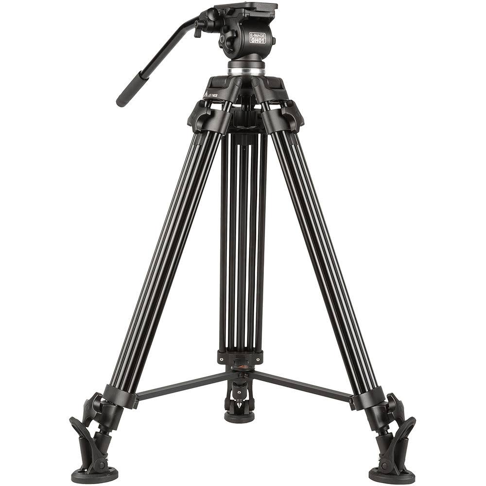 2 Stage Aluminum Tripod with Fluid Pan / Tilt Head G606